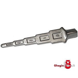 CHIAVI PER RADIATORI IN ACCIAIO SPECIALE A GRADINI DA 3/8-1/2-3/4-1-1.1/4 895GP CHIAVI x RADIATORI convector wrenches Orig. Sturem