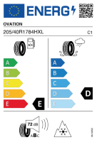 Pneumatici Auto Invernali OVATION W586 205/40 R17 84 H XL - immagine 3