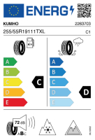 Pneumatici Auto Invernali KUMHO WS51 255/55 R19 111T XL - immagine 3