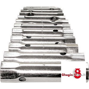 12 CHIAVI A TUBO MM 6X7-8X9-10X11-12X13-14X15-16X17-18X19-20X22-21X23-24X26-25X28-30X32 900C 12 SERIE CHIAVI A TUBO double ended socket wrenches sets Prod. SCU