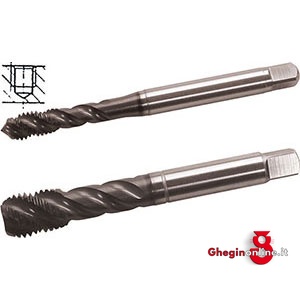 MASCHI PER USO A MACCHINA AD ALTA EFFICIENZA PER FORI CIECHI PROFONDI 9081B 7/8 MASCHI MACCH. HARTNER high performance machine taps Orig. Hartner