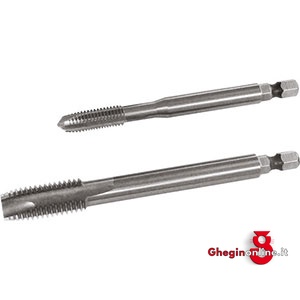 MASCHI PER USO CON AVVITATORI ATTACCO E 6,3 9092G 12 MASCHI X AVVITAT.M. threading bits Orig. Völkel