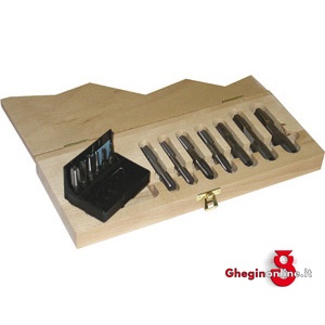 MASCHI CORTI E MASCHI A MANO IN ASSORTIMENTO MF 9093E ASSORTIMENTI MASCHI MF threading bits and hand taps in sets Orig. Völkel