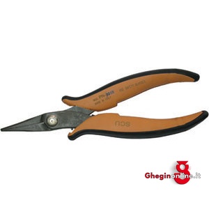 PINZE PER ELETTRONICA E MECCANICA FINE BECCHI MEZZOTONDI,DIRITTI,LISCI 90H PINZE PER ELETTRONICA pliers for electronics and fine mechanics Prod. SCU - immagine 2