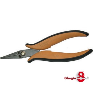 PINZE PER ELETTRONICA E MECCANICA FINE BECCHI MEZZOTONDI,DIRITTI,ZIGRINATI 90I PINZE PER ELETTRONICA pliers for electronics and fine mechanics Prod. SCU - immagine 2
