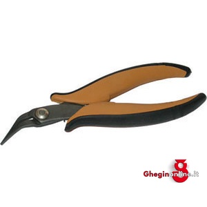 PINZE PER ELETTRONICA E MECCANICA FINE BECCHI MEZZOTONDI,PIEGATI,LISCI 90S PINZE PER ELETTRONICA pliers for electronics and fine mechanics Prod. SCU - immagine 2