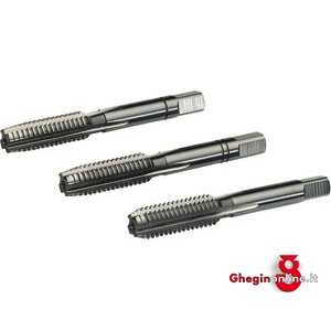 SERIE MASCHI A MANO FILETTATURA WHITWORTH BSW BS 84 (DIN 352) 9115G 1 SR.MASCHI DX MANO BSW hand taps Orig. Völkel