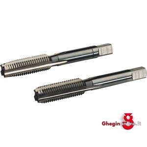 SERIE MASCHI A MANO FILETTATURA WHITWORTH FINE BS 84 (DIN 2181) 9120G 7/16 SR. DX MASCHI MANO BSF hand taps Orig. Völkel