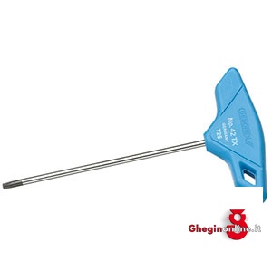 CHIAVI PER VITI CON POLIGONO INTERNO IMPUGNATURA A "T" 913G 50 CH.xVITI CON POL.INT. socket head screw wrenches Orig. Gedore
