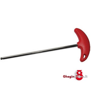 CHIAVI PER ESAGONI INTERNI IMPUGNATURA A "T" 913GP 10 CHIAVI x ESAGONI INT. allen head screw wrenches Prod. SCU