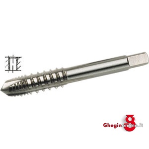 MASCHI CORTI MACCHINA ISO DIN13 (DIN 352) METRICO GROSSO M TOLLERANZA 6H IMBOCCO CORRETTO TIPO ALLZWECK 9151G 12 MASCHI CORTI DX MACC.M machine short taps Orig. Völkel