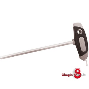 CHIAVI PER ESAGONI INTERNI TIPO A 2 TESTE; IMPUGNATURA A "T" 915GB 10 CHIAVI X ESAGONI INT. allen head screw wrenches Prod. SCU