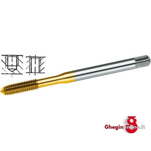 MASCHI MACCHINA ISO DIN 13 (DIN 371) METRICO GROSSO M TOLLERANZA  6H IMBOCCO CORTO TIPO PERFEKT FORI PASSANTI E CIECHI 9202G 10 MASCHI DX x MACC. 'M' machine taps Orig. Völkel