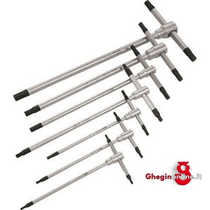 CHIAVI A "T" PER ESAGONI INTERNI IN SERIE 921PD SERIE 7 CHIAVI A T allen head wrenches "T" type in sets Prod. SCU