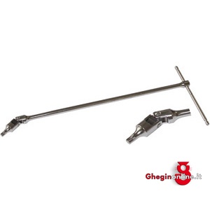 CHIAVI A "T" SNODATE CON MASCHIO A IMPRONTA TORX 922L 55 CHIAVI 'T' SNODATE torx head swivel wrenches with tommy bar Prod. SCU