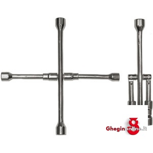 CHIAVI A CROCE IN ACCIAIO SPECIALE LUNGHEZZA MM 355 923G CHIAVI A CROCE cross wrenches Prod. SCU