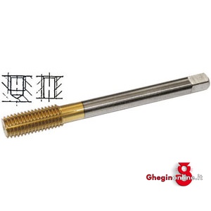 MASCHI MACCHINA ISO DIN 13 (DIN 376) METRICO GROSSO M TOLLERANZA 6H IMBOCCO CORTO TIPO PERFEKT FORI PASSANTI E CIECHI 9269G 16 MASCHI DX x MACC. 'M' machine taps Orig. Völkel