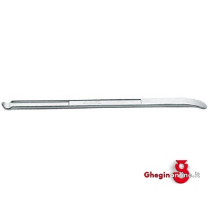 LEVACOPERTONI IN ACCIAIO CROMO-VANADIO TIPO RINFORZATO DIRITTO 928G 610 LEVACOPERTONI tyre levers Orig. Gedore