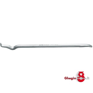 LEVACOPERTONI IN ACCIAIO CROMO-VANADIO TIPO LISCIO CURVATO,PESANTE 928GL LEVACOPERTONI tyre levers Orig. Gedore