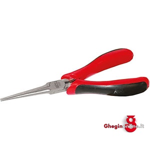 PINZE PER ELETTRONICA E MECCANICA FINE BECCHI SOTTILI MEZZOTONDI,DIRITTI 92GP PINZE X EL. MECC. FINE pliers for electronics and fine mechanics Prod. SCU - immagine 2