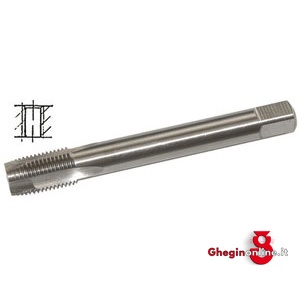 MASCHI USO MACCHINA FILETT. GAS CILINDRICA G (BSP) - CONF. DIN ISO 228 GAMBO PASSANTE HSSGE IMBOCCO CORRETTO TIPO UNIVERSALE FORI PASSANTI 9320G 1.1/2 MASCHI DX x MACC. BSP machine taps Orig. Völkel