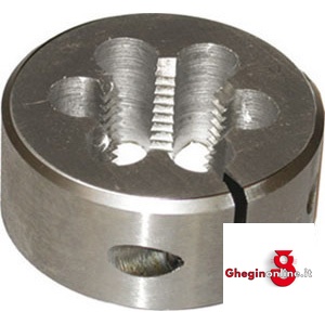 FILIERE TONDE FILETTATURA GAS CONICA R (BSPT) 9372G 1.1/4 FILIERE DX TONDE BSPT round dies Orig. Völkel