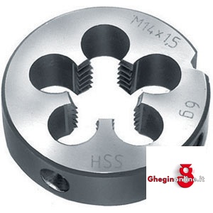 FILIERE TONDE FILETTATURA METRICA - PASSO FINE MF DIN 223 9406GF 30 2 FILIERE TONDE 'MF' HSS dies Prod. SCU