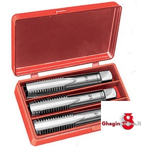 SERIE MASCHI A MANO FILETTATURA METRICA - PASSO GROSSO M 3 PZ. 9410 20 SR.MASCHI A MANO 'M' chrome steel taps and dies Prod. SCU