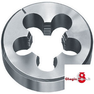 FILIERE TONDE FILETTATURA PASSO GAS CILINDRICO PER FILETTARE TUBI 9436 1 FILIERE TONDE GAS chrome steel taps and dies Prod. SCU