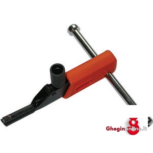 APPARECCHI RAVVIVAFILETTI UNIVERS.PER TUTTE LE FILETT.CON ANG.60° (METRICHE-UNC-UNF-NPT) 9458GB APP. RAVVIVAFIL. UNIV. universal adjustable thread restorer Prod. SCU