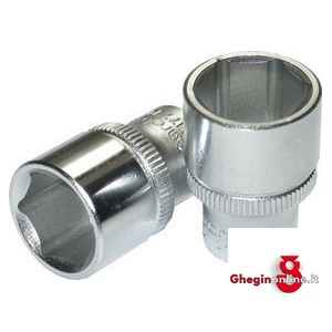 CHIAVI A BUSSOLA ATT. 1/4 DIN 3120 - ISO 1174 CON ESAGONO INTERNO 946GA 9/16 CH.BUSS.MULTI.ATT.1/4 sockets Orig. Gedore red