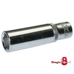 CHIAVI A BUSSOLA ATT. 1/4 DIN 3120 - ISO 1174 TIPO LUNGO CON ESAGONO INTERNO 946GB 13 CH.BUSS.ESAG. ATT.1/4 sockets Orig. Gedore red