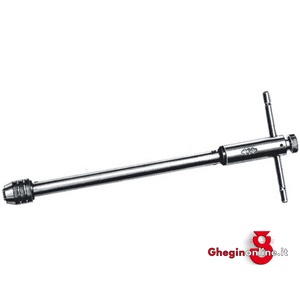 GIRAMASCHI CON MANDRINO TIPO LUNGO A CRICCHETTO 9494GE 2 GIRAMASCHI + MANDRINO tap wrenches with jaw chuck Orig. Völkel