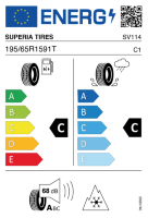 Pneumatici Auto Invernali SUPERIA BLU-HP 195/65 R15 91 T - immagine 2