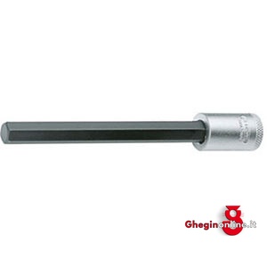 CHIAVI A BUSSOLA ATT. 3/8 DIN 3120 - ISO 1174 CON ESAGONO ESTERNO; LUNGH. MM 95 952RTL 10 BUSSOLE MASCH.ATT.3/8 sockets Orig. Gedore