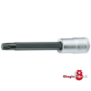 CHIAVI A BUSSOLA ATT. 3/8 DIN 3120 - ISO 1174 CON POLIGONO ESTERNO TORX; LUNGH. MM 95 952RVL 50 BUSSOLE MASCH.ATT.3/8 sockets Orig. Gedore