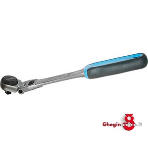 LEVE A CRICCO DA 3/8 SNODATA A 180°; CON DISCO PER MOVIMENTI D+S; LUNGH.MM 282 953V LEVE A CRICCO DA 3/8 ratchets Orig. Gedore