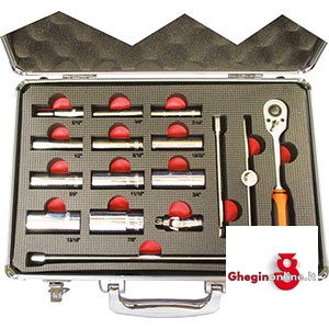 CHIAVI A BUSSOLA IN SERIE IN POLLICI 954GVT SR. CH. A BUSSOLA 3/8 sockets sets Prod. SCU