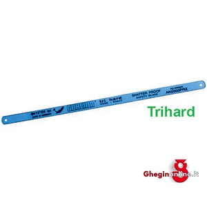 SEGHE PER METALLI USO A MANO TIPO FLESSIBILE A TEMPRA DIFFERENZIATA IN ACCIAIO SPECIALE AL COBALTO 32 DENTI PER POLL. 9564GE SEGHExMET. USO A MANO hand blades high speed steel Orig. Guhema-trihard-Cobalt flex