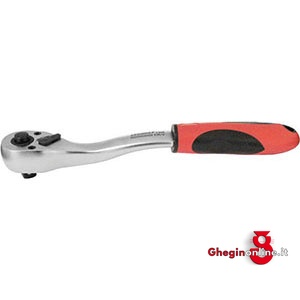 LEVA A CRICCO CON LEVETTA MOVIM. D+S, PIEGATA 956RPE LEVE A CRICCO ATT. 3/8 ratchets Orig. Gedore red