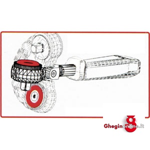 LEVE SNODATE A CRICCO ATT.3/8 CON DISCO PER MOVIMENTO D+S; LUNGH.MM 225 956RV LEVE A CRICCO ATT. 3/8 ratchets Orig. Carolus - immagine 2