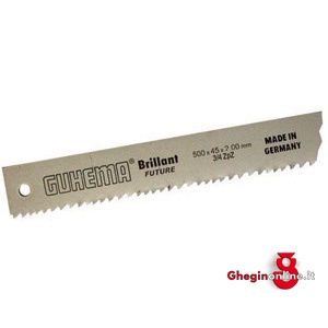 SEGHE PER METALLI USO MACCHINA TIPO CON DENTATURA POSITIVA A PASSO VARIABILE 9571G 26B SEGHExMET.USO MACCHINA machine hacksaw blades HSS Orig. Guhema-Brillant Future