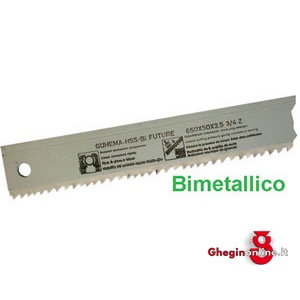 SEGHE PER METALLI USO MACCHINA TIPO CON DENTATURA POSITIVA A PASSO VARIABILE 9574G 28C SEGHExMET.USO MACCHINA machine hacksaw blades HSS Orig. Guhema-Bi-lastic