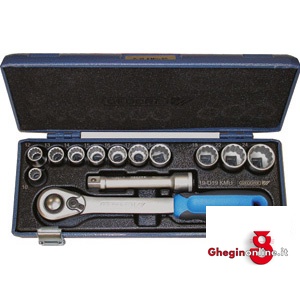 CHIAVI A BUSSOLA IN SERIE CONTENUTO 13 UTENSILI 957GB SR. CH. A BUSSOLA 1/2 sockets sets Orig. Gedore