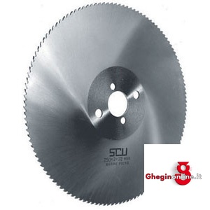 SEGHE CIRCOLARI PER TRONCATRICI HSS DENTATURA PER PROFILATI SOTTILI E TUBI SOTTILI (PASSO MM 3) 9592 350 SEGHE CIR.xTRONCATRICI metal-cutting circular saw blades for cutting-off-machines Prod. SCU