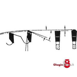 SEGHE CIRCOLARI CON DENTI RIPORTATI IN HARTMETALL DENTATURA TRAPEZOIDALE 9597G 400E SEGHE CIRC. DENTI MD carbide-tipped circular saws Prod. SCU - immagine 2