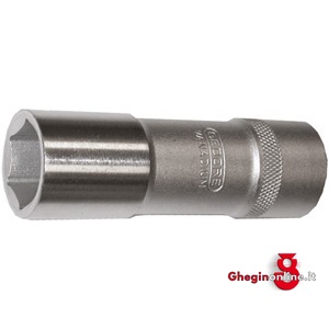 CHIAVI A BUSSOLA ATT. 1/2 DIN 3120 - ISO 1174 TIPO LUNGO CON ESAGONO INTERNO 969RBE 34 CH.BUSS.ESAG.ATT.1/2 sockets Orig. Gedore