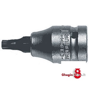 CHIAVI A BUSSOLA ATT. 1/2 DIN 3120 - ISO 1174 CON IMPRONTA ESTERNA TORX E FORO 969RT 3 70 BUSSOLE MASCH.ATT.1/2 sockets Prod. SCU