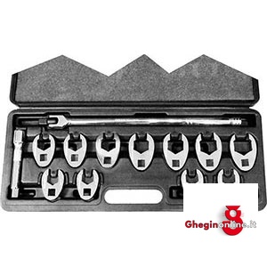 CHIAVI A INSERTO ATTACCO 1/2" DIN 3120-ISO 1174 IN SERIE 970RAL SERIE CH.BUSS.POLIG. insert-wrenches in sets Orig. Gedore red