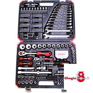 SERIE CHIAVI A BUSSOLA 1/2 971GTS SR.CH. A BUSSOLA sockets  sets Orig. Gedore red